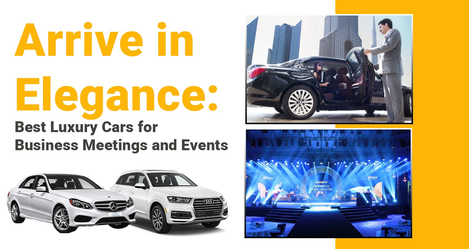 Arrive in Elegance Best Luxury Cars for Business Meetings